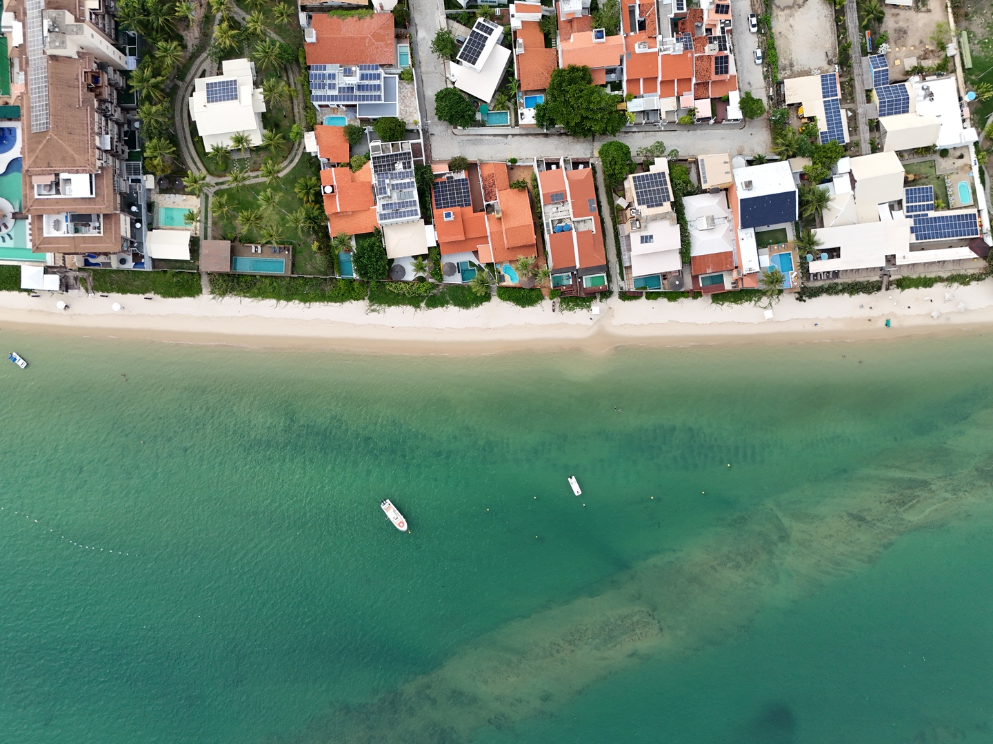 barco em Barra de São Miguel.